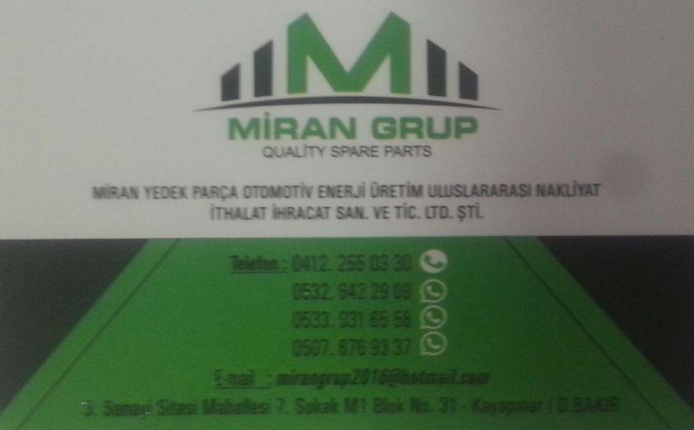 Miran Grup – 0532 642 29 09 DİYARBAKIR