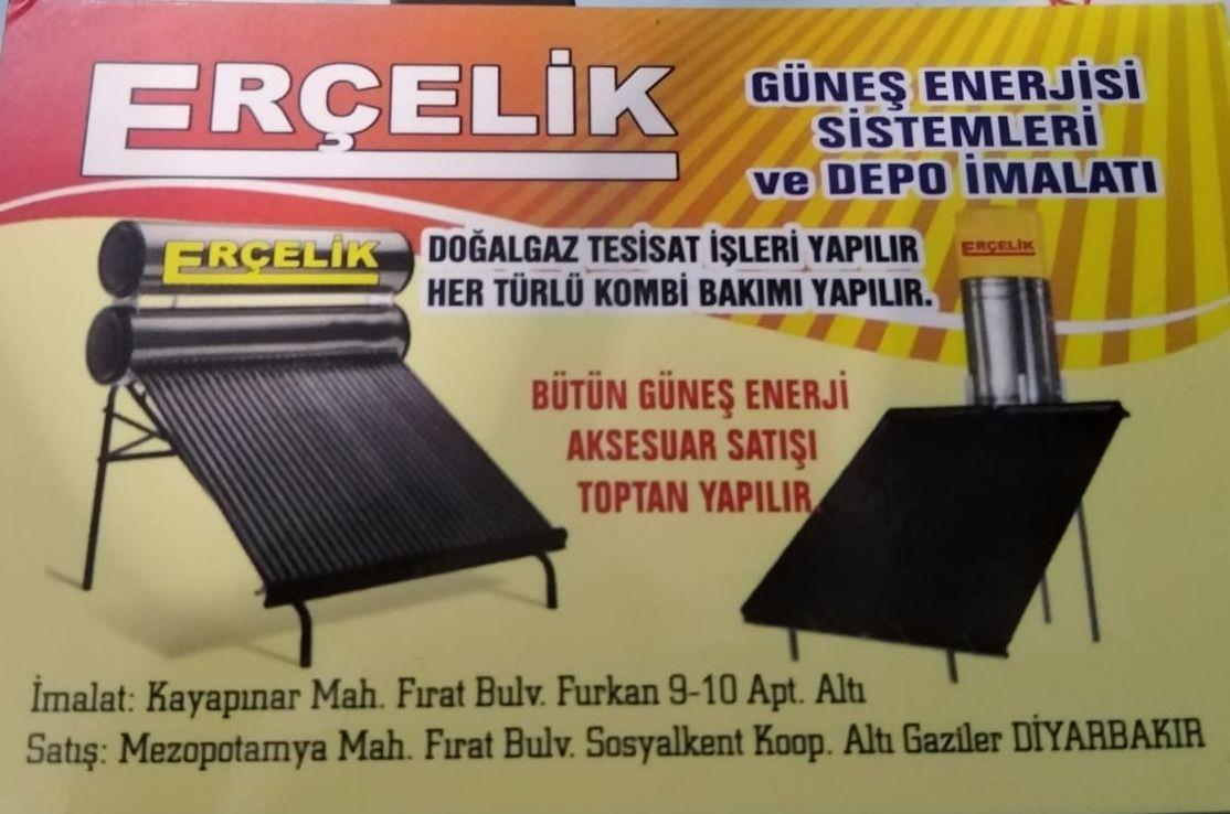 Erçelik Güneş Enerji Sistemleri – 0536 724 97 41