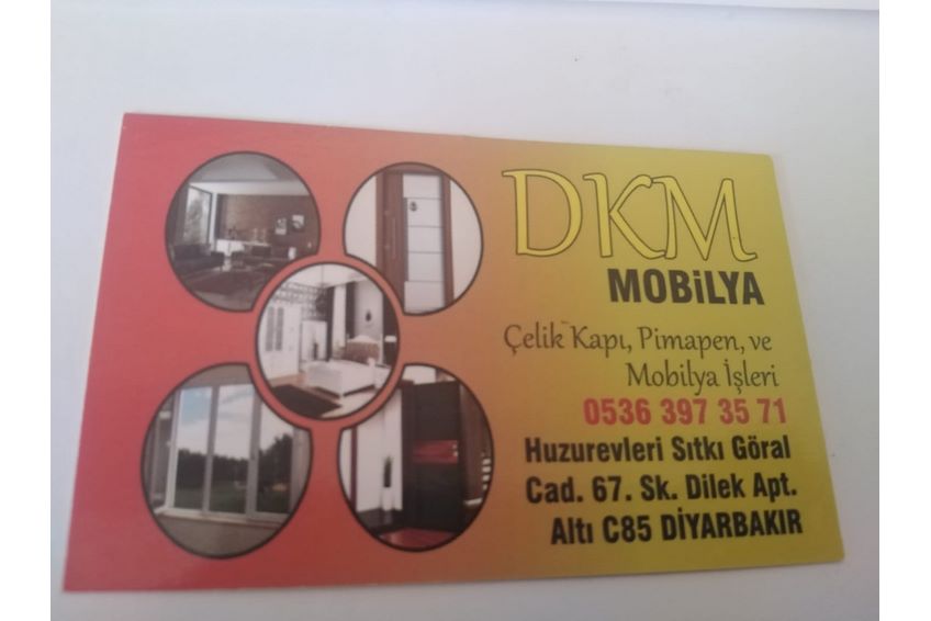 Dkm Mobilya – Pvc – Çelik Kapı – 0536 397 3571 – Adopen Diyarbakır