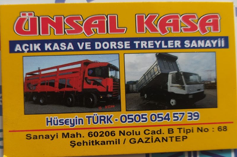 Ünsal Kasa Açık Kasa Ve Dorse Tamiri – 0505 054 57 39 – Gaziantep