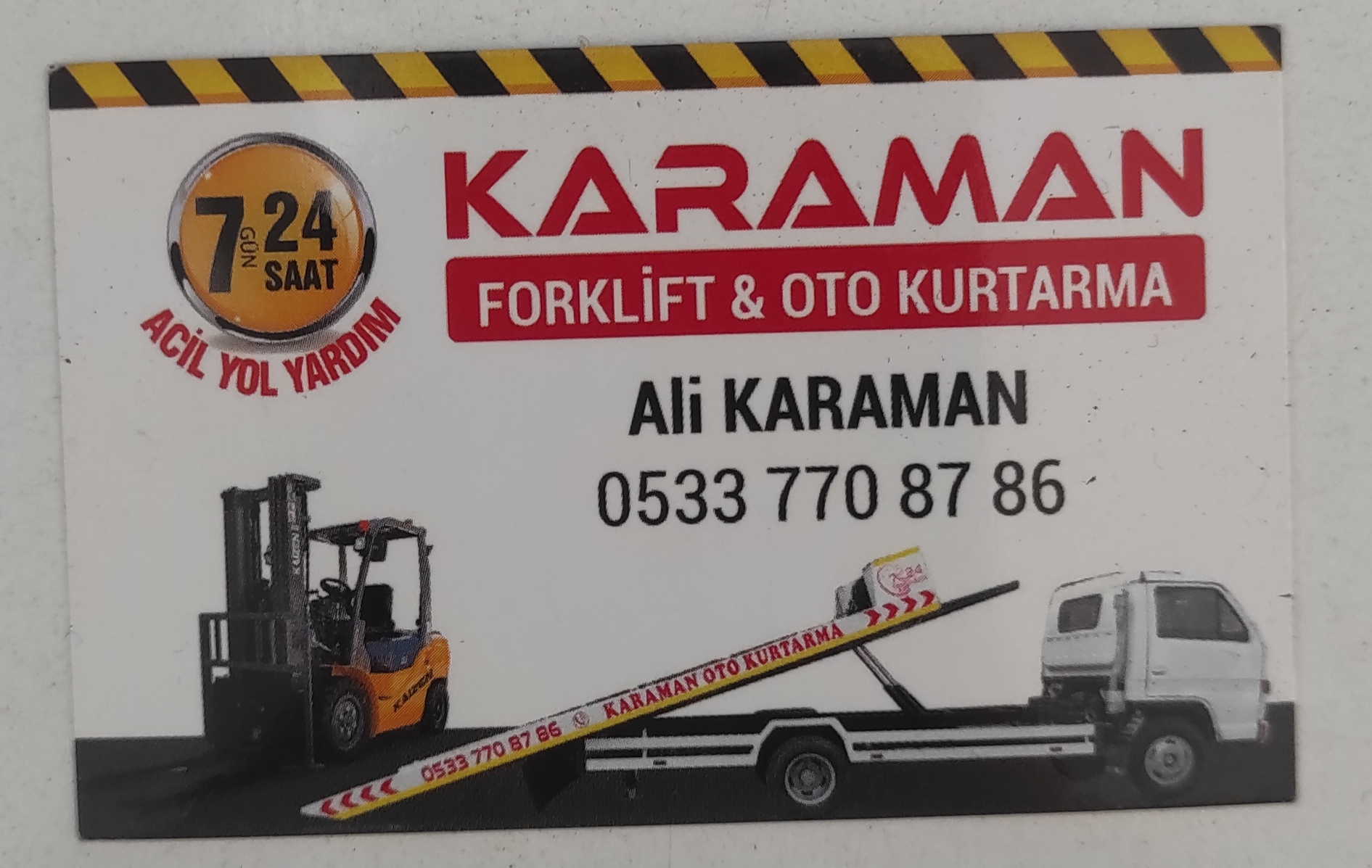 Karaman Forklift & Oto Kurtarma – Malatya