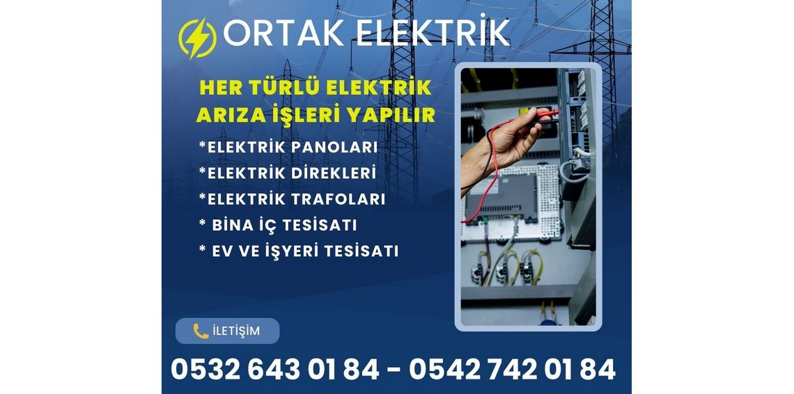 Şanlıurfa Ortak Elektrikçi – 0542 742 01 84 – Tesisat Arıza